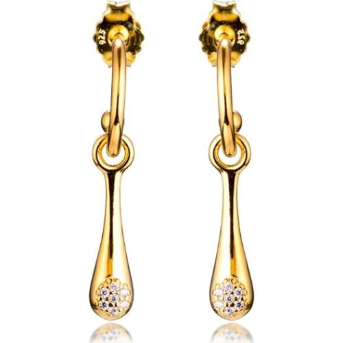 Silver 925 Earrings Modern Love Pods Drop Earrings for Women Party Gift Trendy Statement Jewelry Brincos Wholesale