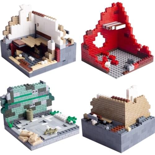 WW2 Military Weapons Accessories Building Blocks Army Soldiers Figures British soldier Guns Bricks Parts Toys for Children