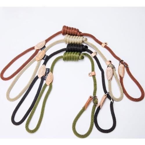 High Quality Nylon Soft Pet Dogs Chain Traction Rope Leads Free Hands Diagonally Dog Rope Explosion-proof Chain for Large Dogs