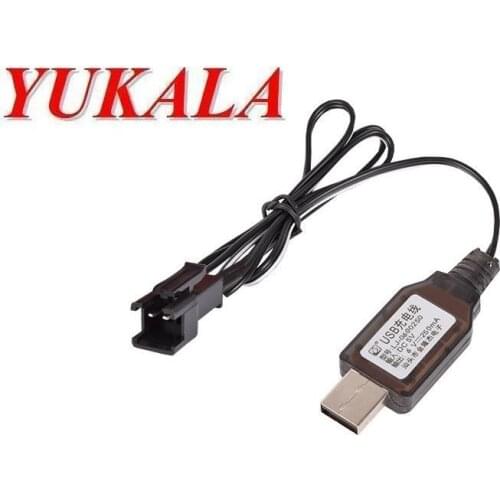 YUKALA 2pcs/lot 6V USB charger for 6V Ni-CD/6V Ni-MH battery with SM-2P