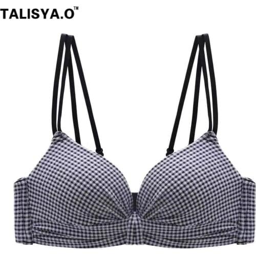 TALISYA.O Push Up Bras for Women Wire Free Womens Underwear Backl Closure Lingerie Everyday Bralette Dropshipping New Hot 2021