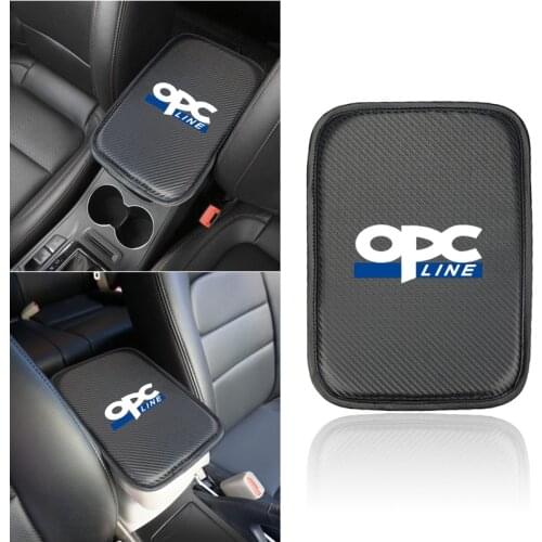 1PCS Car Seat Cover Armrest Console Box Armrest Seat Protective Pad Mat Car Arm Rest Top Cover for OPEL OPC Corsa Insignia Astra