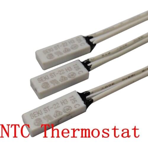 100PCS ST-22 50C-150C Degree Motor 55/60/65/70/75/80/85/90/130 Thermal Protection Device Thermostat Temperature Control Switch