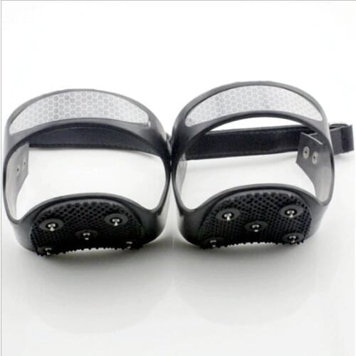 150 Pair 5 Teeth Heel Claw Winter Crampons Spike Ice Shoe Grip Spike Anti-Slip Climbing Irons Crampons Ice Snow Shoe Point Grip