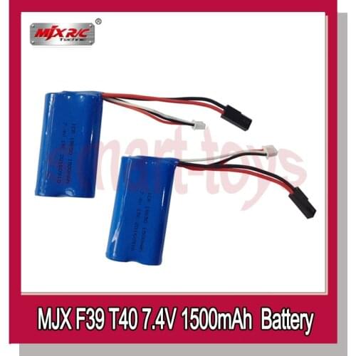 18650 Lipo Battery 7.4V 1500Mah 15C for MJX T40 T40C F39 F49 T39 HQ948 HQ957 HQ848 Syma 822 RC Helicopter Boat Parts
