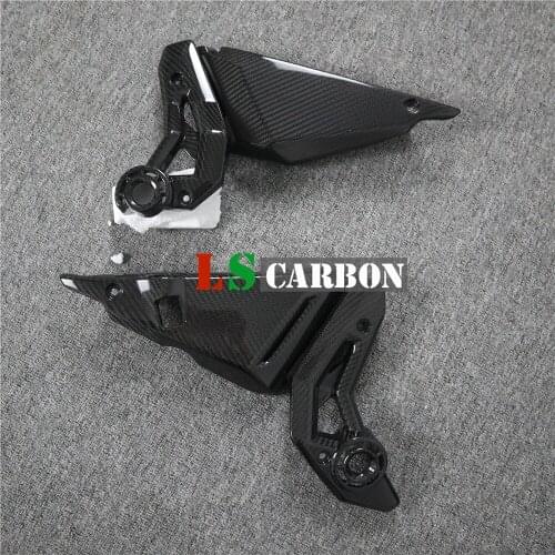 For Kawasaki Niaja 650 -2019 Full Carbon Fiber Motorcycle Accessories Side Panel Fairing Kits Twill Glossy