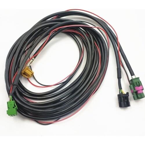 READXT Car interior CarPlay MDI USB Aux AMI SwItch Plug Socket Harness Adapter Interface Cable Wire accessories For Golf 7 MK7