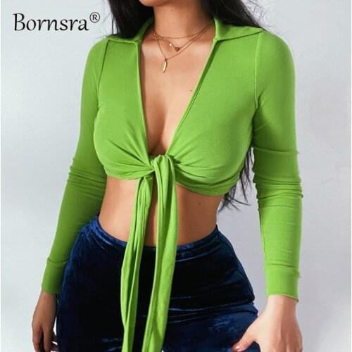 Bornsra Women's Long Sleeve T-shirts