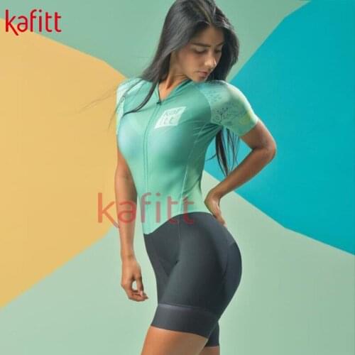 Calfette professional womens triathlon outdoor sportswear sister team short-sleeved tight cycling suit jumpsuit cycling jersey