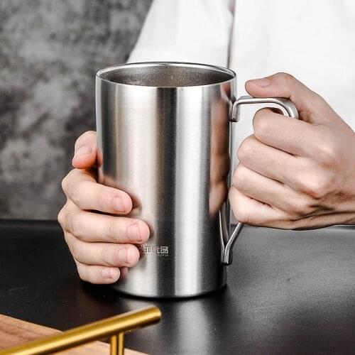 Water cup household creative gifts custom coffee cup 304 stainless steel mark cup coffee cup beer mug stainless cup coffee mug