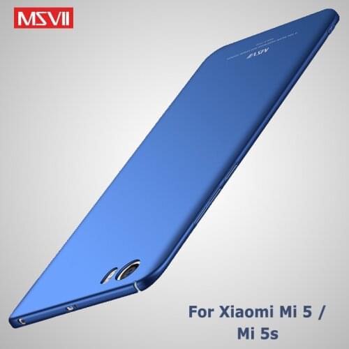 Mi 5 Case Msvii Frosted Cover For Xiaomi Mi5 Mi 5S Mi5x Pro Case Xiomi Mi5X MiA1 Slim PC Cover For Xiaomi Mi A1 5 X Mi5 s Cases