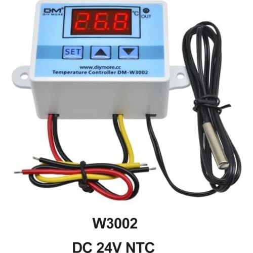 W3001 W3002 W3230 New Digital Temperature Controller LED Display Thermostat With Heating Cooling Switch NTC Sensor for Incubator