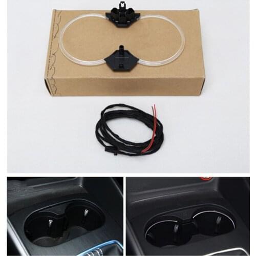 For Audi A3 S3 8V Ambient Cup holder light lights with install Harness 8V0 947 157 A 8V0947157A