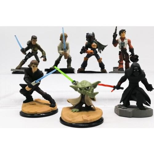 Hasbro Star Wars Skywalker Action Figure Genuine Doll Yoda Master Luke Obi-Wan Ben Solo Han Solo KyloRen Model Toys Collection