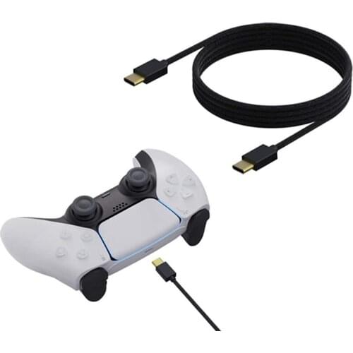 Premium Data Charge Cable Charging Cord Type-C Ports Charging Line for Playstation 5 / PS5 Controller Gamepad Game Accessories