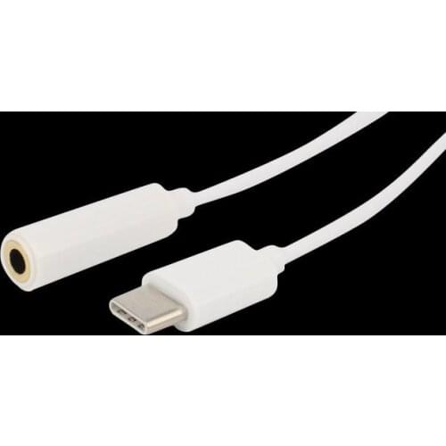 TypeC Audio Cable Adapter Type-C to 3.5mm Earphone Microphone Headset Audio Covertor Cable For Letv Le Phone 2 Pro Max #40