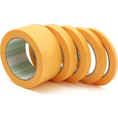 NEW 50M Yellow Car Sticker Self-Adhesive DIY Painting Paper Painter Decor Masking Tape General Purpose Crafts Office Supplies