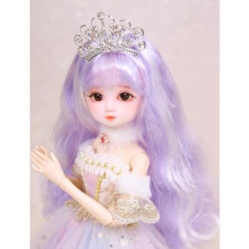 DBS Diary Queen 1/4 BJD MMGirl series doll with makeup outfit shoes, wig, headbands and head can be opened girl gift toy