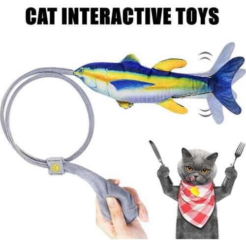 Simulation Fish Toys For Cats Pet Interactive Toy With Catnip Realistic Flopping Fish Wiggle Fish Toys Pet Supplies