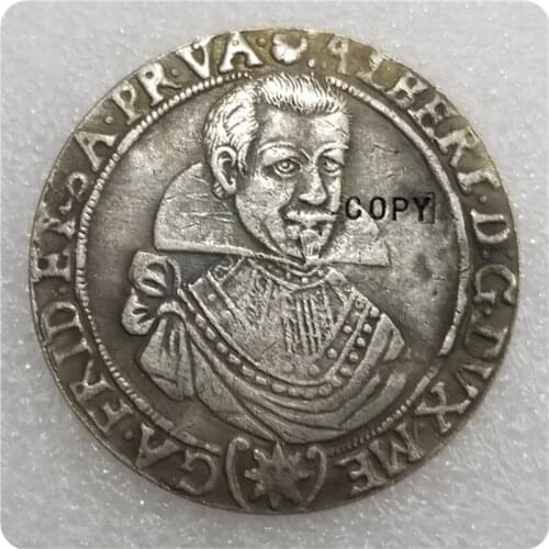 Medieval Prussian 1630 Coin Medal COPY commemorative coins