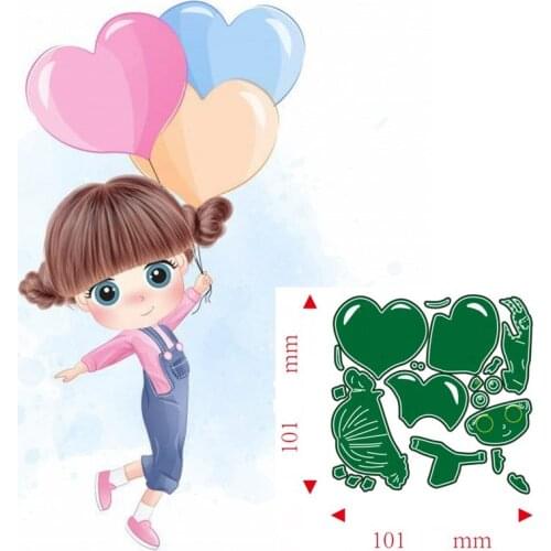 Metal Cutting Dies girl DIY Scrapbooking Paper Cards Decorative Craft Embossing