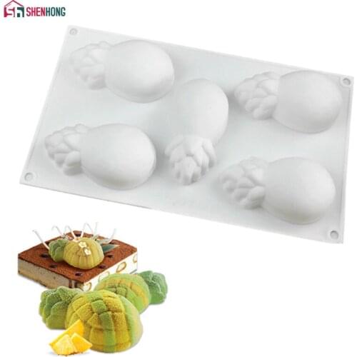 NEW Pineapple Silicone Cake Molds For Baking Non-Stick DIY Pastry Snacks Dessert Mould Decorating Tools Tray Cake Pan