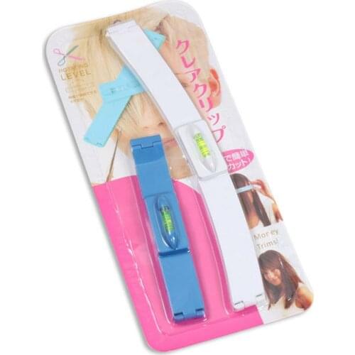 New Fashion DIY Women Hair Trimmer Fringe Cut Tool Clipper Comb Guide For Cute Hair Bang Level Ruler Hair Accessories