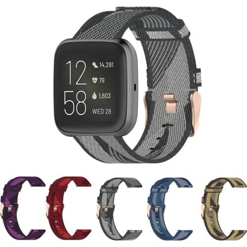 Strap For Fitbit Versa 2 Band Nylon Canvas Replacement Watch Strap For Fitbit Blaze / Versa / Versa Lite Bracelet Wrist band