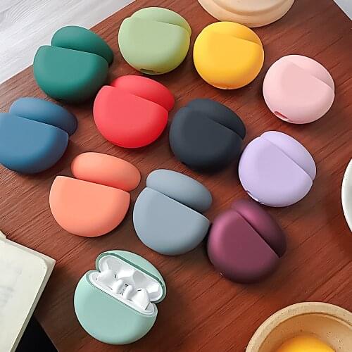 Luxury Case For Huawei Freebuds 3 4 Cute Solid Color Earphone Case For Huawei Freebuds 4 3 4 Case Hard PC Matte Protective Cover