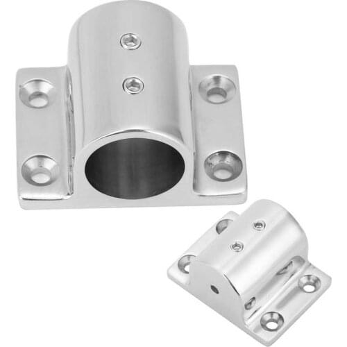 Boat marine yacht steering for boat 316 Stainless Steel Marine Arm Rest Accessory Rectangle 90 Degrees Tube Base Mount