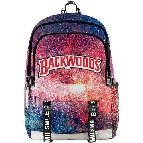 Starry Sky BACKWOODS Cigar 3D Digital Color Printing Travel Outing School Travel Bag Cool And Simple Multifunctional Backpack