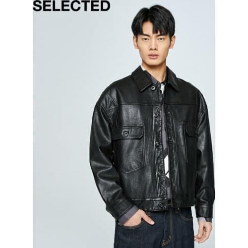Мужские кожаные куртки SELECTED China At AliExpress