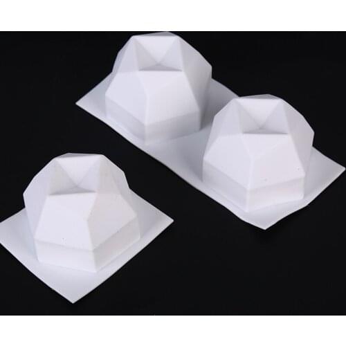 Multilateral Diamond Face Cube DIY Candle Silicone Mold Creative Handmade Tool