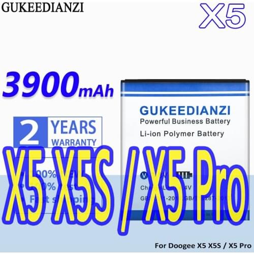 High Capacity GUKEEDIANZI Battery X5 3900mAh For Doogee X5 X5S / X5 Pro X5Pro