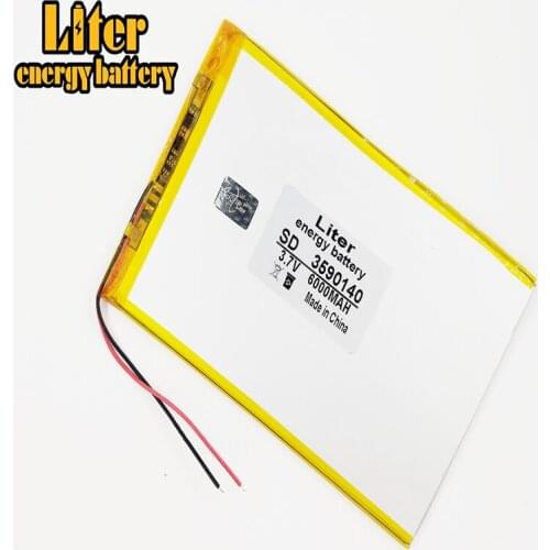 3590140 Tablet battery capacity 3.7V 6000mAh Universal Li-ion battery for tablet pc 8 inch 9inch