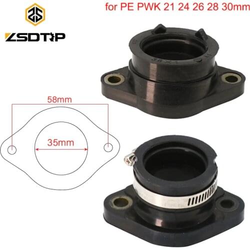 ZSDTRP Motorcycle Carburetor Adapter Inlet Intake Pipe Adapter for Polaris Trail Blazer 250 1990-2006
