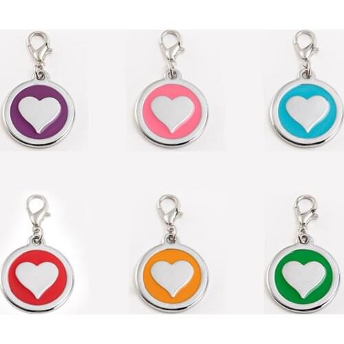 1pc Personalized Cat Dog ID Tag Free Engraving For Doggie Collar Pet Charm Name Pendant Necklace Puppy Accessory