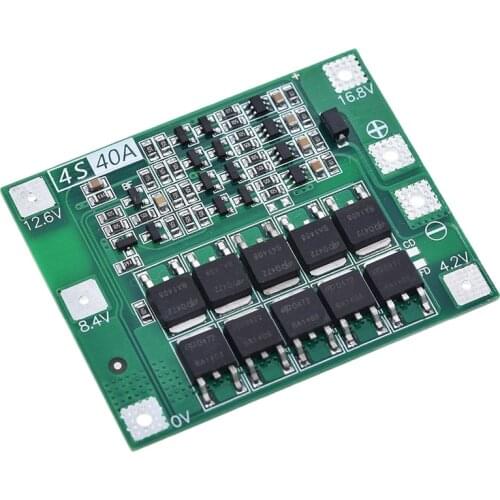 4S 40A Li-Ion Lithium Battery 18650 Charger Pcb Bms Protection Board for Drill Motor 14.8V 16.8V Lipo Cell Module
