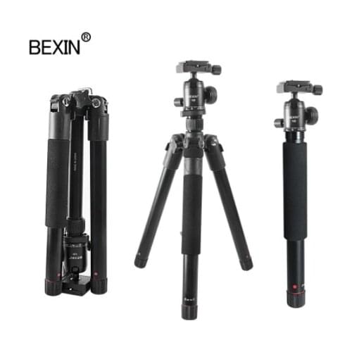 BEXIN Aluminum Portable Tripod Digital SLR Camera Mobile Phone Outdoor Camera Stand Photography Video Tripod camera tripod