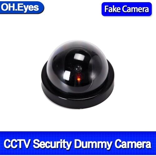 Wireless Pack 1pcs Fake Dummy CCTV Camera Flash Blinking LED Fake Camera Frighten away thieves Security Simulated Surveillance