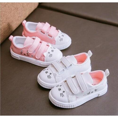 Kids Cartoon Shoes Girls Children Toddler Sneakers Girls Boys Flat Sport Sneakers Kids Casual Breathable Shoes