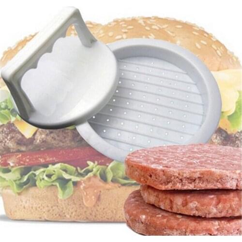 Environment Friendly Round Shape Hamburger Press ABS Hamburger Meat Beef Grill Burger Press Patty Maker Mold Kitchen Meat Tools