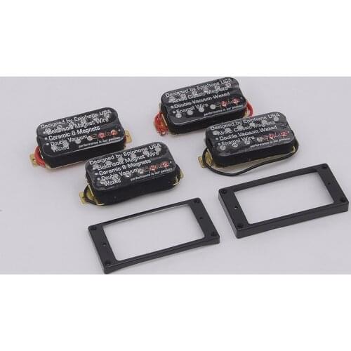 1 Set Epi Electric Guitar Humbucker Pickup ( Ceramic / Alnico Magnet Bar ) for Les Paul Guitar