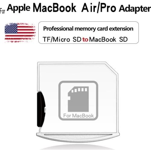 Ingelon microSD to SD Adapter Ninja Stealth Drive for Macbook Air 13"and MacBook Pro 15" Retina Nifty MiniDrive adaptor