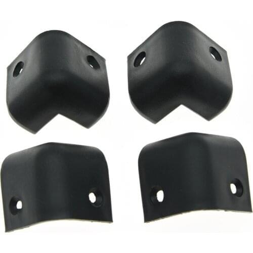 KAISH 8x Hard Plastic 2 Hole Guitar AMP Cabinet Corners Speaker Corner 28x28x28mm
