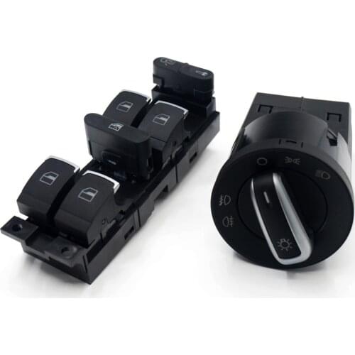 Headlight Window Switch Button for VW 99-04 GTI Golf 4 Jetta MK4 BORA BEETLE Passat B5 B5.5 3BD 941 531 3BD 959 857