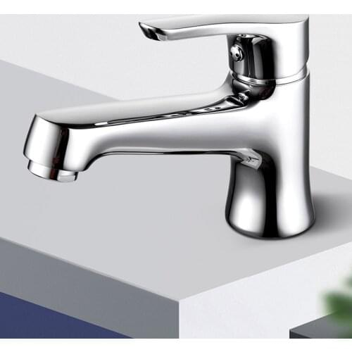 Brass casting, thick and durable, mirror plating, bright and beautiful, ceramic valve core, Swiss Neoperl bubbler