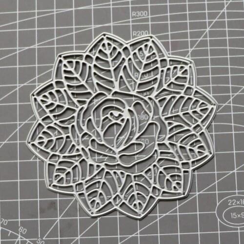 Flowers Leaves Rose Shapes Metal Cutting Dies Stencil Scrapbooking Photo Album Card Paper Embossing Craft DIY Cutting Dies
