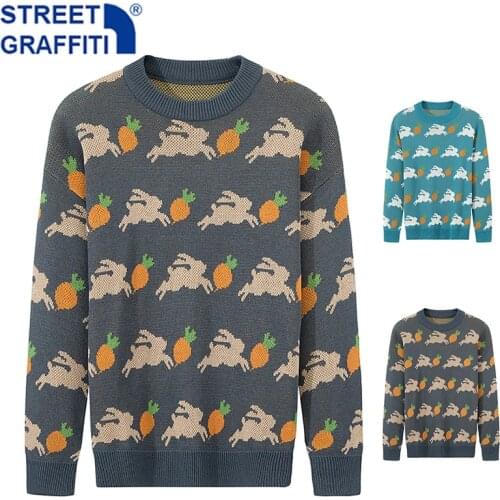 Men Autumn New Casual Cotton Hip Hop Sweater Pullovers Men Spring Fashion O-Neck Knitted Sweater Jumpers Streetwear Sweaters
