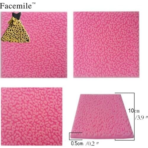 2017 new Sexy Leopard Texture Silicone Cake Mold Lace Border Fondant Mould Kitchen Baking Decoration Cake Tool
